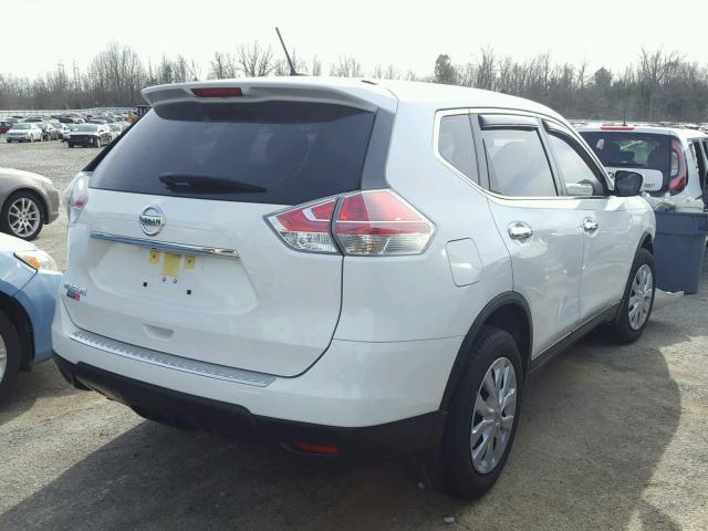 JN8AT2MTXGW002751 - 2016 NISSAN ROGUE S WHITE photo 4