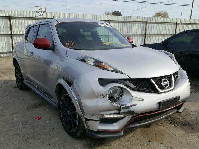 JN8AF5MR2ET362625 - 2014 NISSAN JUKE S SILVER photo 1