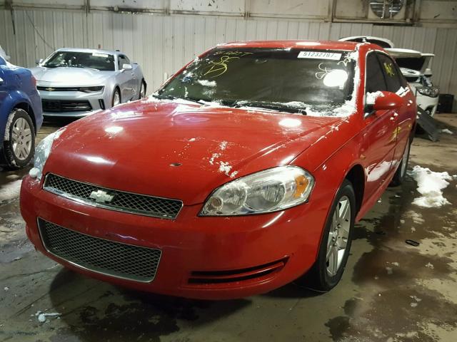 2G1WG5E33D1249109 - 2013 CHEVROLET IMPALA LT RED photo 2