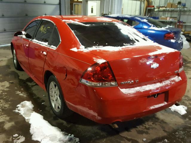 2G1WG5E33D1249109 - 2013 CHEVROLET IMPALA LT RED photo 3