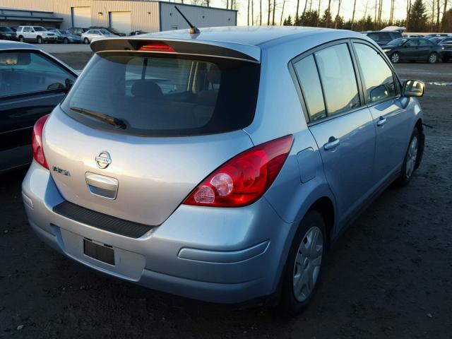 3N1BC1CP4AL453043 - 2010 NISSAN VERSA S BLUE photo 4