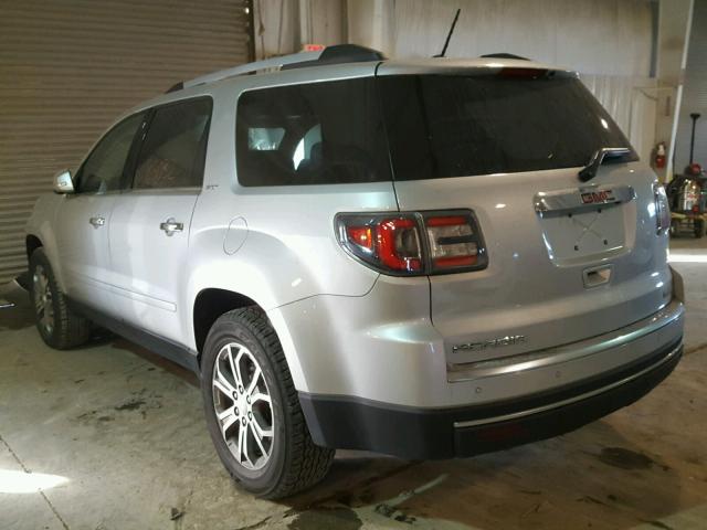 1GKKVRKD0EJ214684 - 2014 GMC ACADIA SLT SILVER photo 3