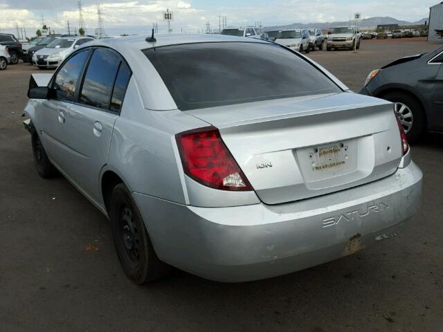 1G8AJ55F16Z117628 - 2006 SATURN ION LEVEL SILVER photo 3