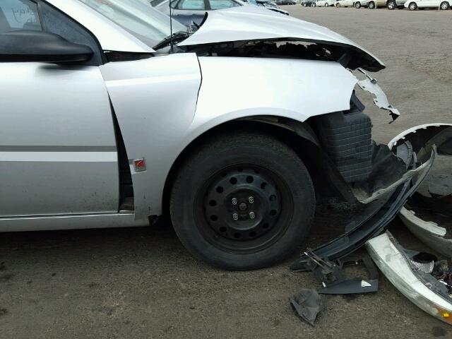 1G8AJ55F16Z117628 - 2006 SATURN ION LEVEL SILVER photo 9