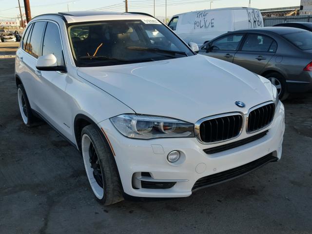 5UXKR0C52F0K62146 - 2015 BMW X5 XDRIVE3 WHITE photo 1