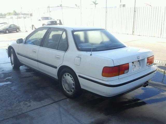 1HGCB767XNA007125 - 1992 HONDA ACCORD EX WHITE photo 3