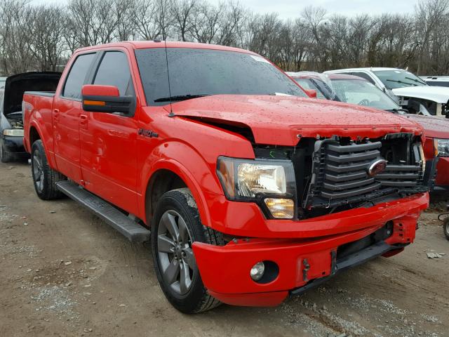 1FTFW1CF8CKD15622 - 2012 FORD F150 SUPER RED photo 1