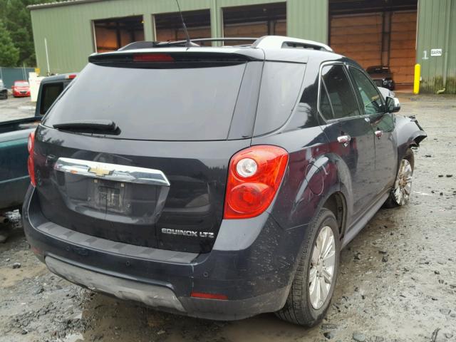 2CNALFEW1A6394866 - 2010 CHEVROLET EQUINOX LT BLACK photo 4