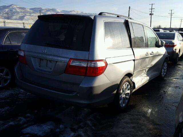 5FNRL38776B101872 - 2006 HONDA ODYSSEY EX SILVER photo 4