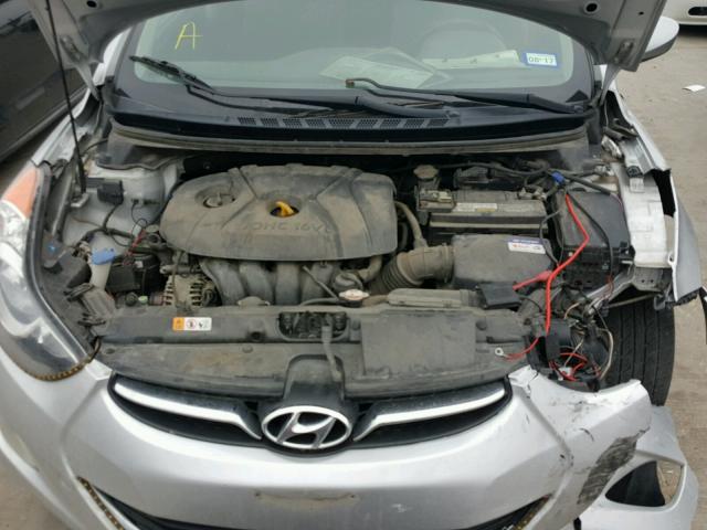 KMHDH4AE1CU378803 - 2012 HYUNDAI ELANTRA GL SILVER photo 7