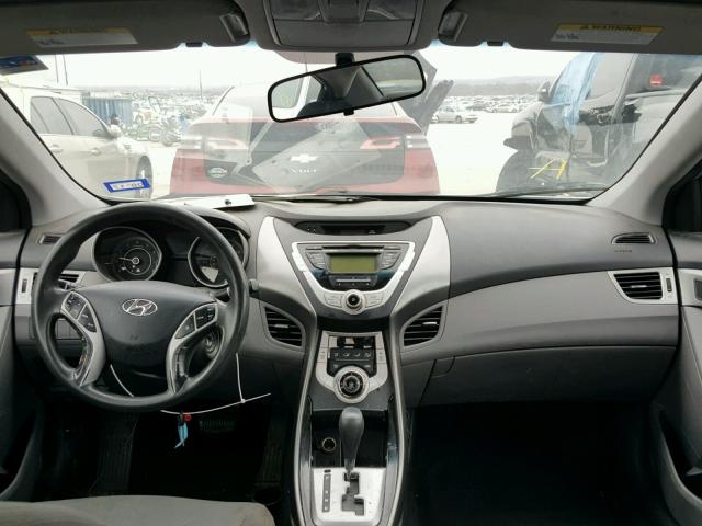 KMHDH4AE1CU378803 - 2012 HYUNDAI ELANTRA GL SILVER photo 9