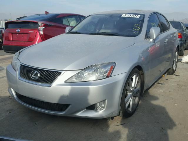 JTHBK262875037607 - 2007 LEXUS IS 250 GRAY photo 2