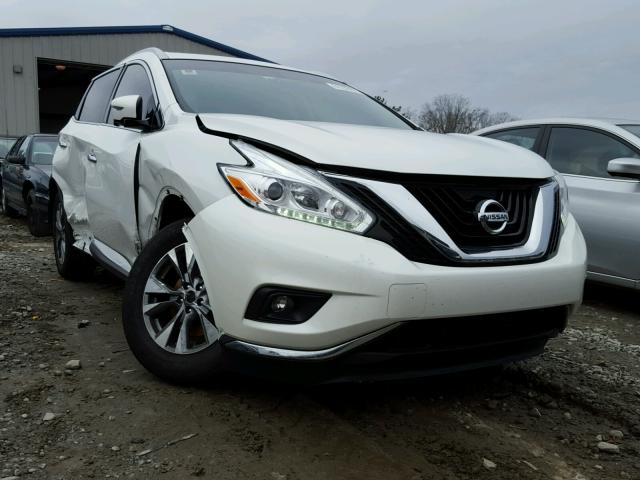 5N1AZ2MG4GN141899 - 2016 NISSAN MURANO S WHITE photo 1