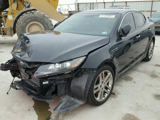 5XXGR4A63DG102489 - 2013 KIA OPTIMA SX BLACK photo 2