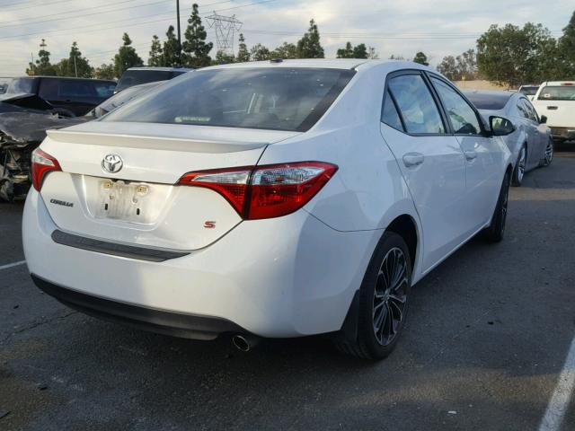 5YFBURHE4FP227658 - 2015 TOYOTA COROLLA L WHITE photo 4