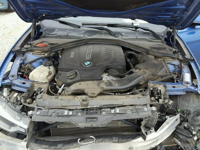 WBA3A9G52ENS64912 - 2014 BMW 335 I BLUE photo 7