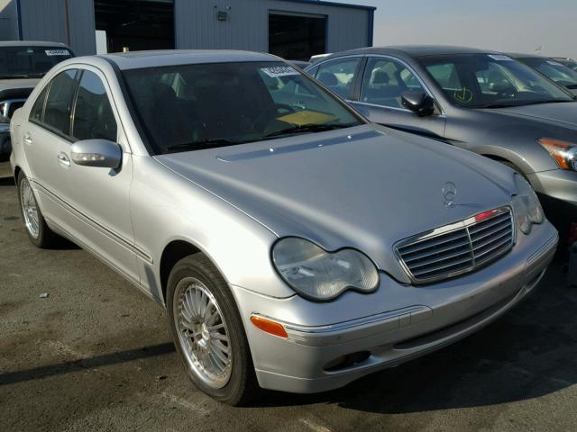 WDBRF61J33F298821 - 2003 MERCEDES-BENZ C 240 SILVER photo 1