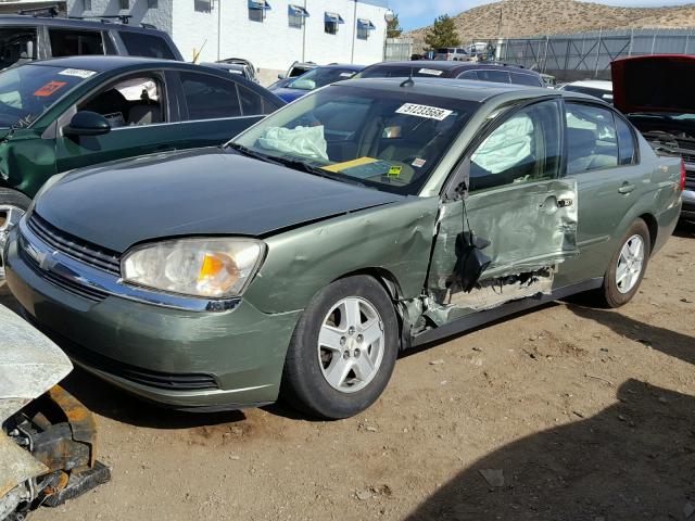 1G1ZT54895F245629 - 2005 CHEVROLET MALIBU LS მწვანე ფოტო 2