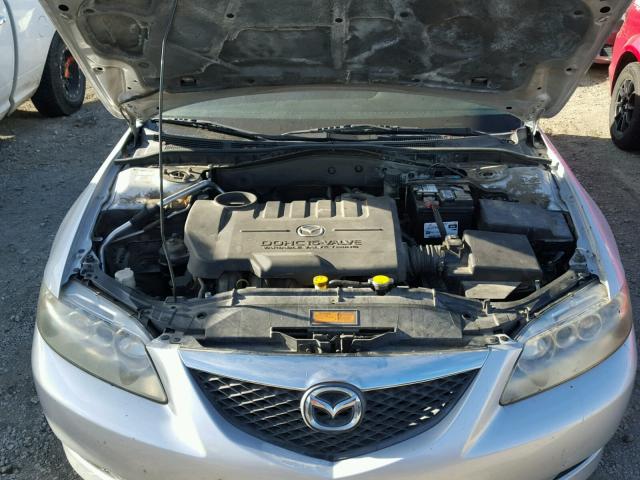 1YVFP80C455M31749 - 2005 MAZDA 6 I SILVER photo 7