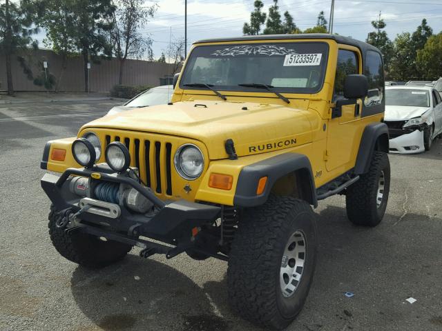 1J4FA69SX4P783446 - 2004 JEEP WRANGLER / YELLOW photo 2