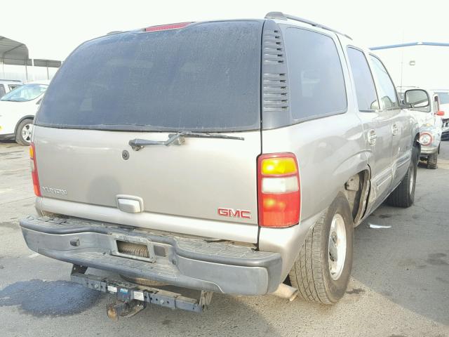 1GKEC13V63R201366 - 2003 GMC YUKON TAN photo 4