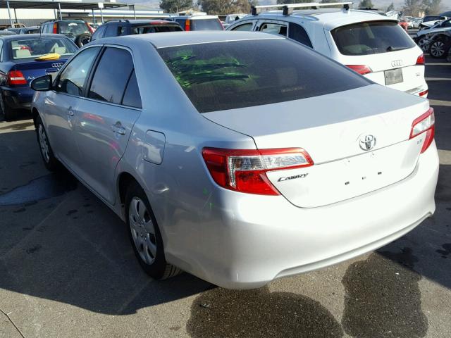 4T1BF1FK3CU129056 - 2012 TOYOTA CAMRY BASE SILVER photo 3