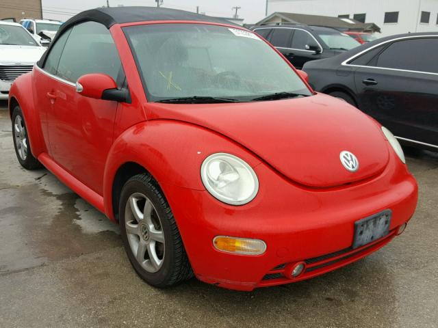 3VWCD31Y94M346474 - 2004 VOLKSWAGEN NEW BEETLE 红色 照片 1