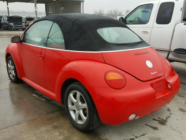 3VWCD31Y94M346474 - 2004 VOLKSWAGEN NEW BEETLE 红色 照片 3