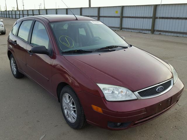 1FAFP37N37W271415 - 2007 FORD FOCUS ZX5 MAROON photo 1