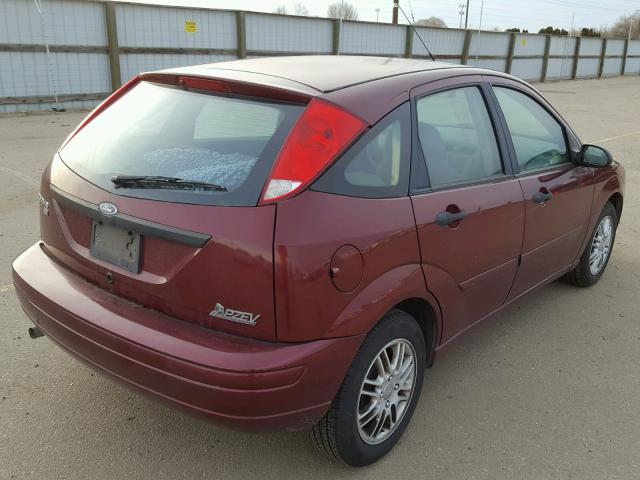 1FAFP37N37W271415 - 2007 FORD FOCUS ZX5 MAROON photo 4