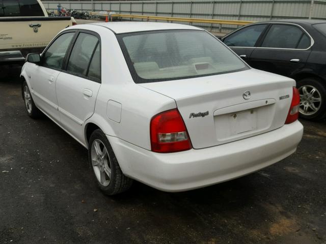 JM1BJ225830215933 - 2003 MAZDA PROTEGE DX WHITE photo 3