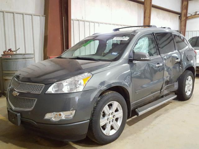 1GNKRGED9BJ357118 - 2011 CHEVROLET TRAVERSE L CHARCOAL photo 2