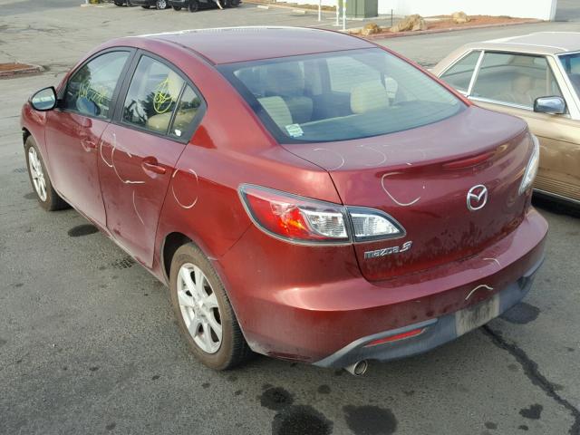 JM1BL1SG0A1245392 - 2010 MAZDA 3 I RED photo 3