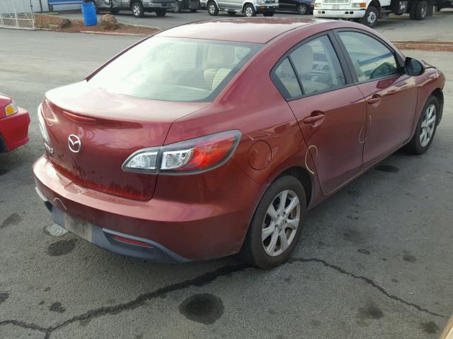 JM1BL1SG0A1245392 - 2010 MAZDA 3 I RED photo 4