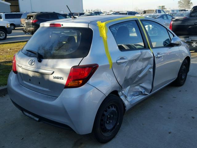 VNKKTUD32GA064919 - 2016 TOYOTA YARIS L SILVER photo 4