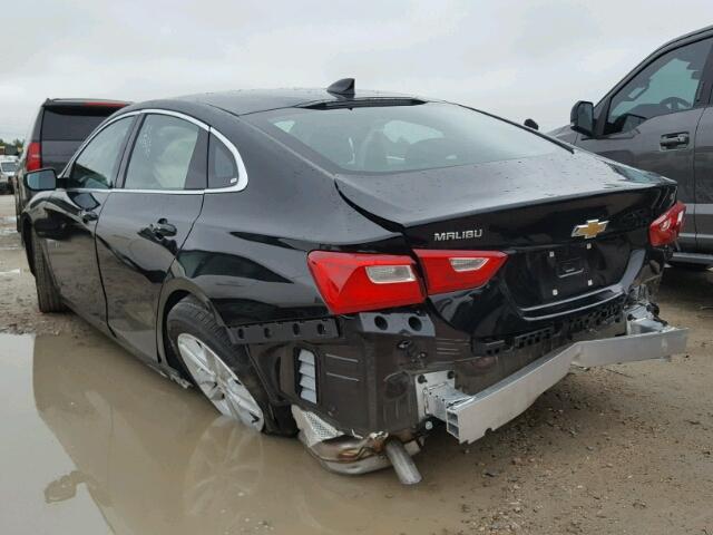 1G1ZD5ST2JF139750 - 2018 CHEVROLET MALIBU LT BLACK photo 3