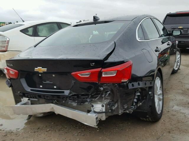1G1ZD5ST2JF139750 - 2018 CHEVROLET MALIBU LT BLACK photo 4