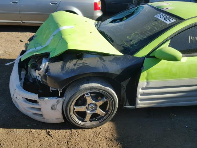 4A3AC34G62E035018 - 2002 MITSUBISHI ECLIPSE RS GREEN photo 10