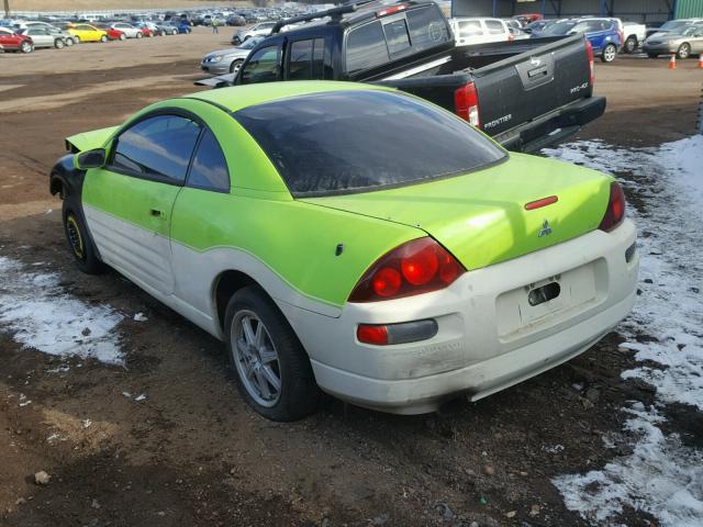 4A3AC34G62E035018 - 2002 MITSUBISHI ECLIPSE RS GREEN photo 3