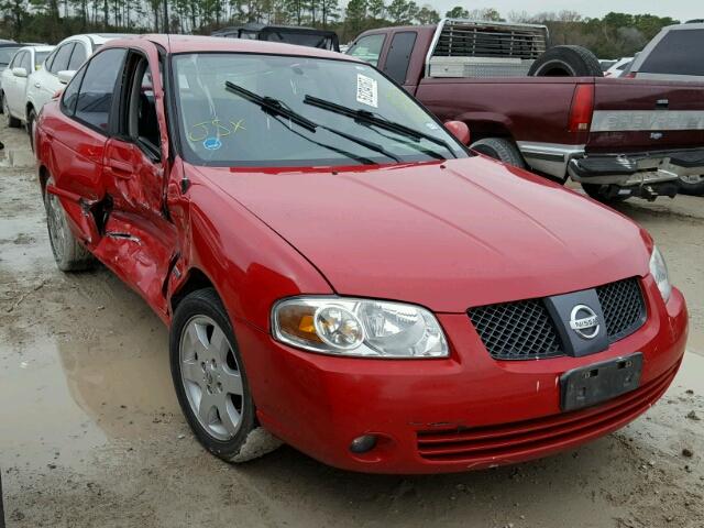 3N1CB51D86L522783 - 2006 NISSAN SENTRA 1.8 RED photo 1