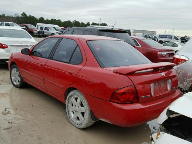 3N1CB51D86L522783 - 2006 NISSAN SENTRA 1.8 RED photo 3