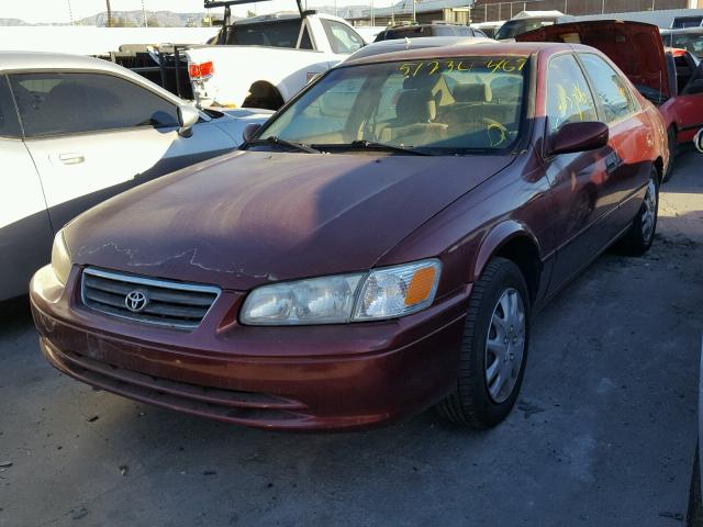 4T1BG22K61U798783 - 2001 TOYOTA CAMRY CE BURGUNDY photo 2