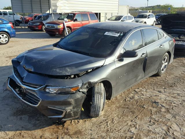 1G1ZB5ST9HF236511 - 2017 CHEVROLET MALIBU LS GRAY photo 2