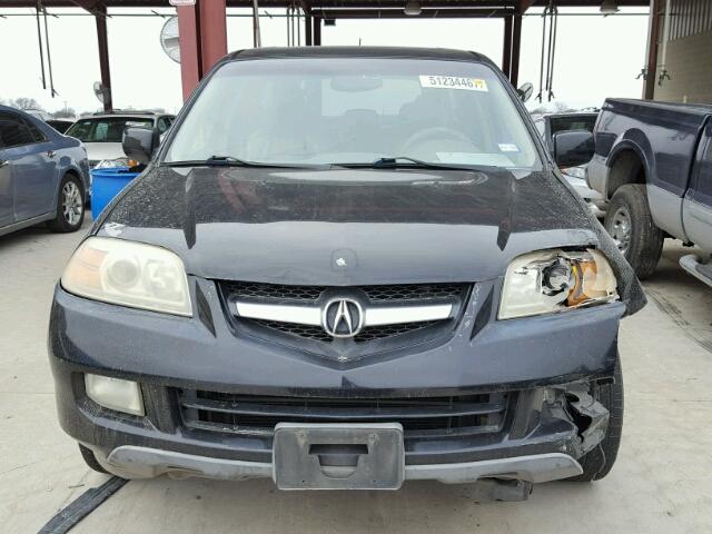 2HNYD18224H518660 - 2004 ACURA MDX BLACK photo 9