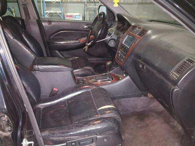 2HNYD18654H513911 - 2004 ACURA MDX TOURIN BLACK photo 5