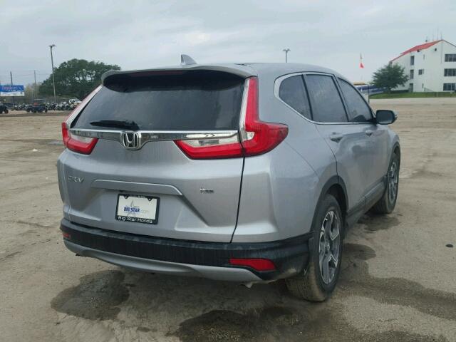 7FARW1H53HE026069 - 2017 HONDA CR-V EX SILVER photo 4