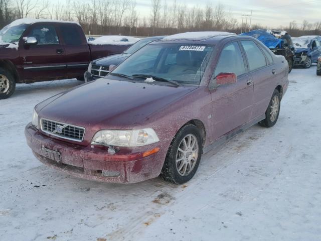 YV1VS27534F054242 - 2004 VOLVO S40 1.9T RED photo 2