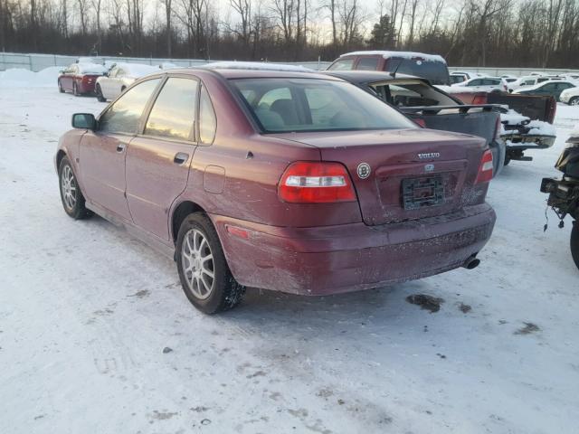 YV1VS27534F054242 - 2004 VOLVO S40 1.9T RED photo 3