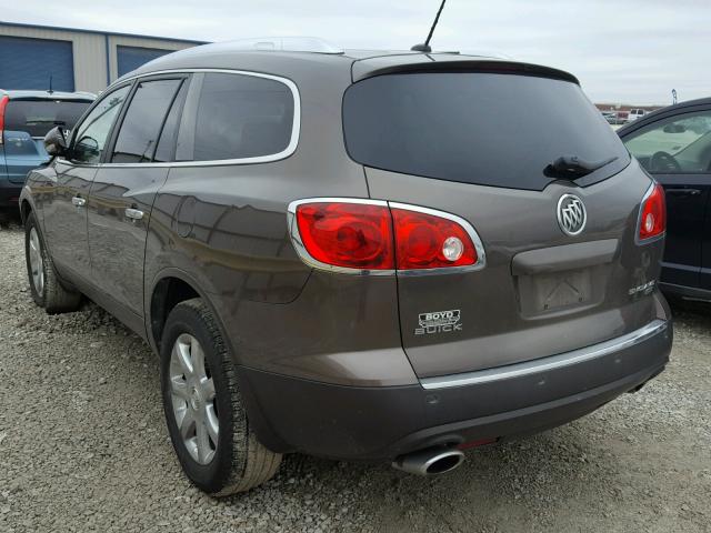 5GAER23798J284509 - 2008 BUICK ENCLAVE CX TAN photo 3