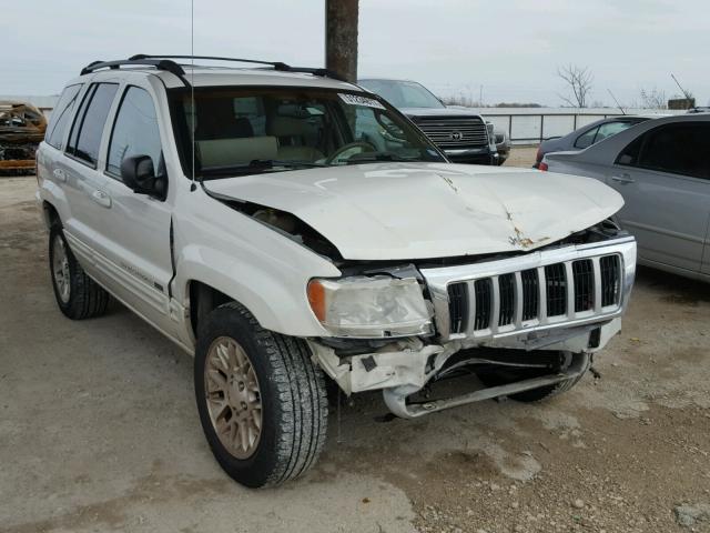 1J4GX58N44C121345 - 2004 JEEP GRAND CHER WHITE photo 1